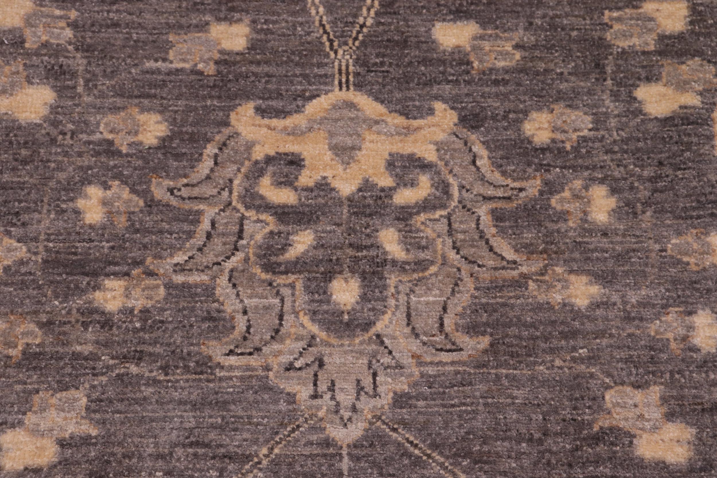 handmade Traditional Kafkaz Gray Beige Hand Knotted RECTANGLE 100% WOOL area rug 10x14