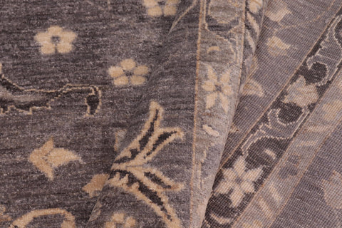 handmade Traditional Kafkaz Gray Beige Hand Knotted RECTANGLE 100% WOOL area rug 10x14
