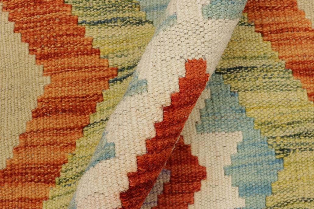 Flat Weave Kilim Antique Navaho Vintage handmade Geometric Kilim Gray Rust Hand-Woven Rectangle 100% Wool Area Rug 2x3 