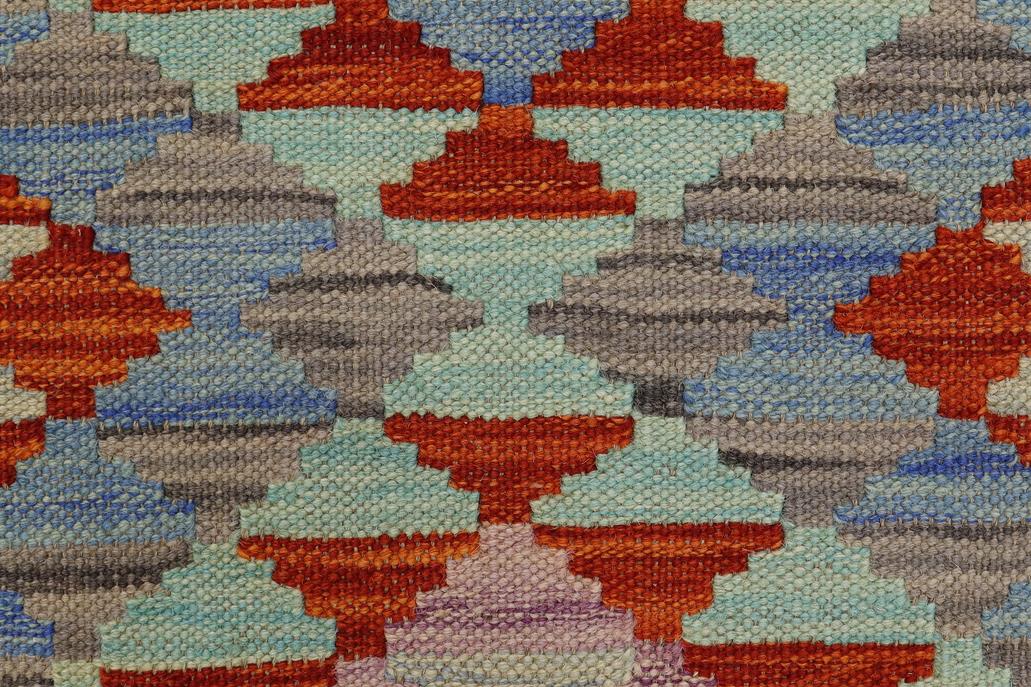 Flat Weave Kilim Antique Navaho Vintage handmade Geometric Kilim Gold Rust Hand-Woven Rectangle 100% Wool Area Rug 2x3 