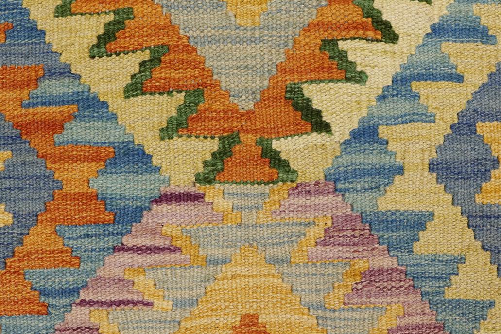 Flat Weave Kilim Antique Navaho Vintage handmade Geometric Kilim Purple Beige Hand-Woven Rectangle 100% Wool Area Rug 2x3 