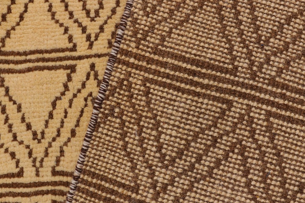 handmade Modern Balouchi Beige Brown Hand Knotted RECTANGLE 100% WOOL area rug 4x6