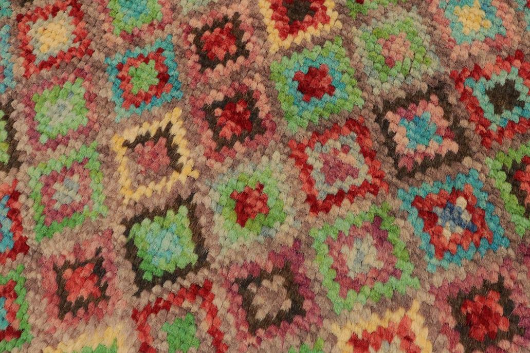 handmade Modern Balouchi Brown Red Hand Knotted RECTANGLE 100% WOOL area rug 4x6