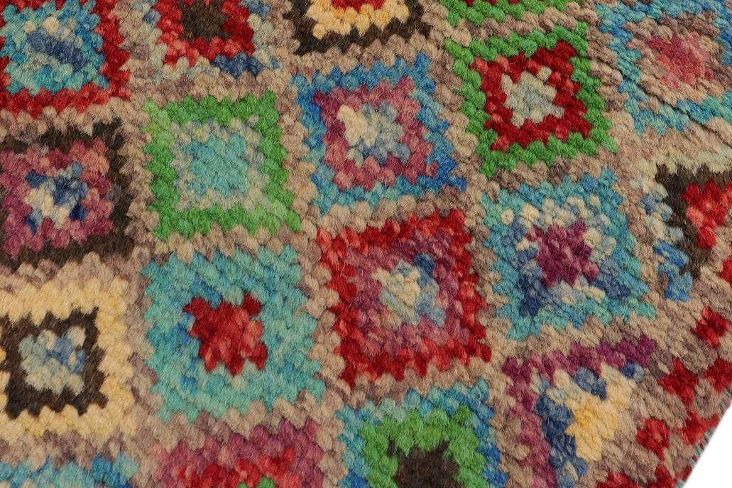 handmade Modern Balouchi Brown Red Hand Knotted RECTANGLE 100% WOOL area rug 4x6