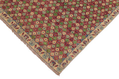 handmade Modern Balouchi Red Beige Hand Knotted RECTANGLE 100% WOOL area rug 4x6