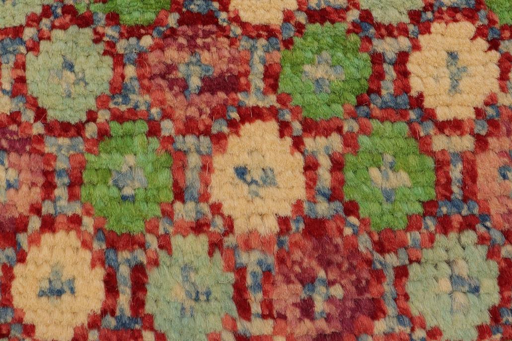 handmade Modern Balouchi Red Beige Hand Knotted RECTANGLE 100% WOOL area rug 4x6