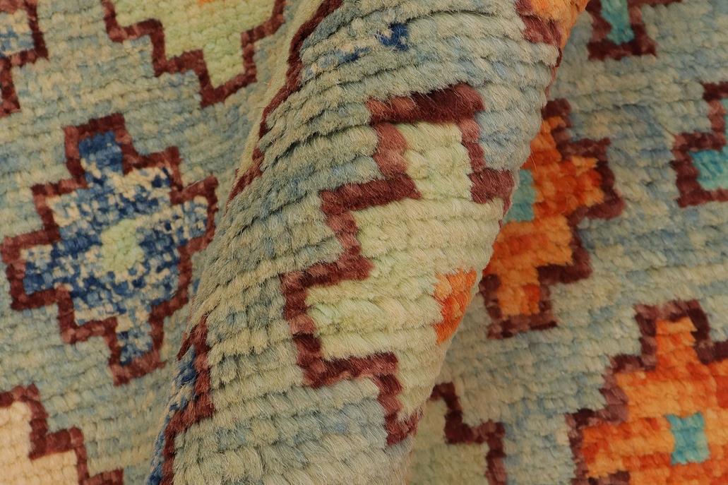 handmade Modern Balouchi Blue Red Hand Knotted RECTANGLE 100% WOOL area rug 5x8