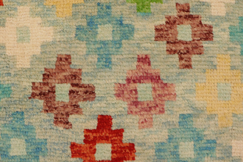 handmade Modern Balouchi Blue Rust Hand Knotted RECTANGLE 100% WOOL area rug 5x8