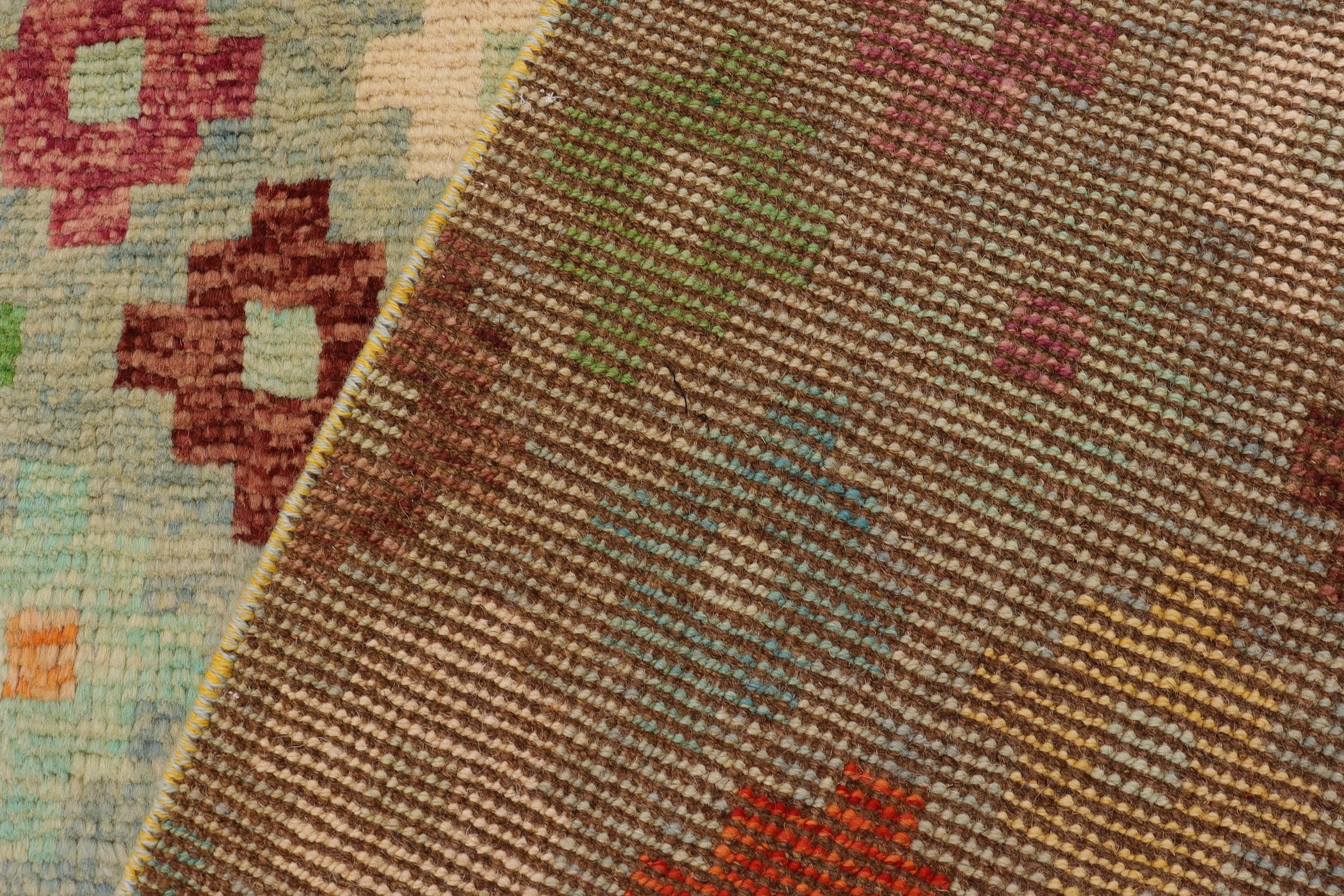 handmade Modern Balouchi Blue Rust Hand Knotted RECTANGLE 100% WOOL area rug 5x8