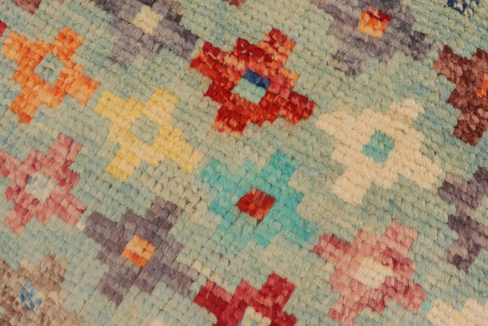 handmade Modern Balouchi Blue Red Hand Knotted RECTANGLE 100% WOOL area rug 3x5