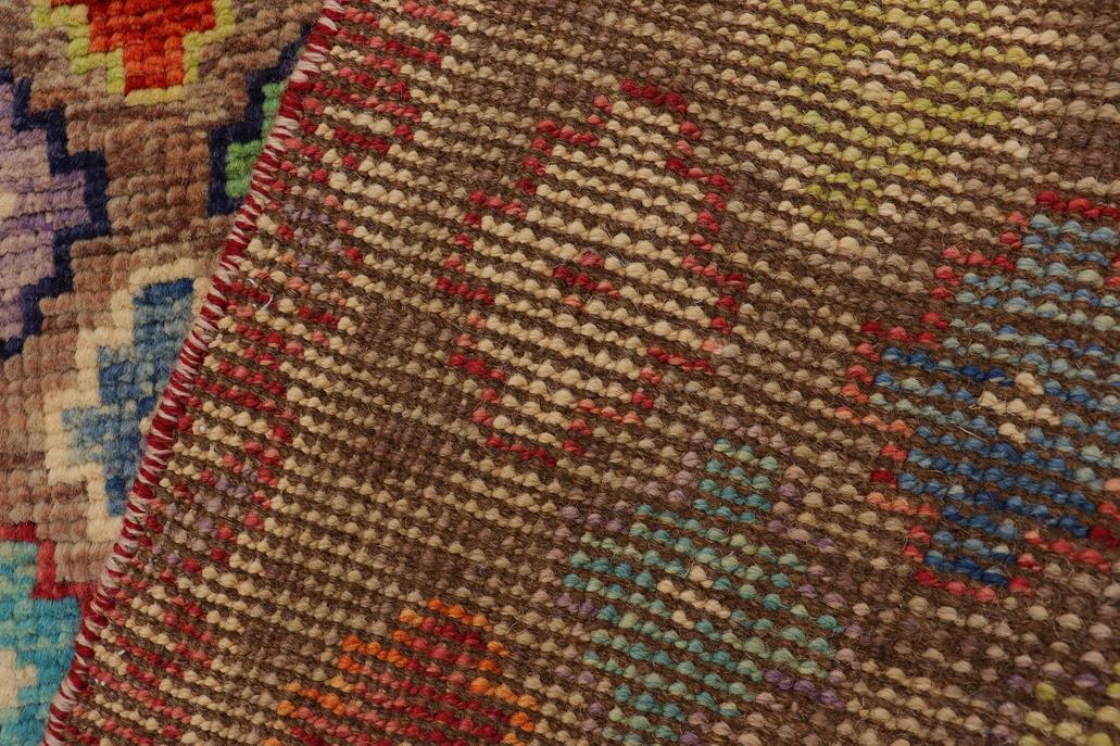 handmade Modern Balouchi Brown Beige Hand Knotted RECTANGLE 100% WOOL area rug 3x5