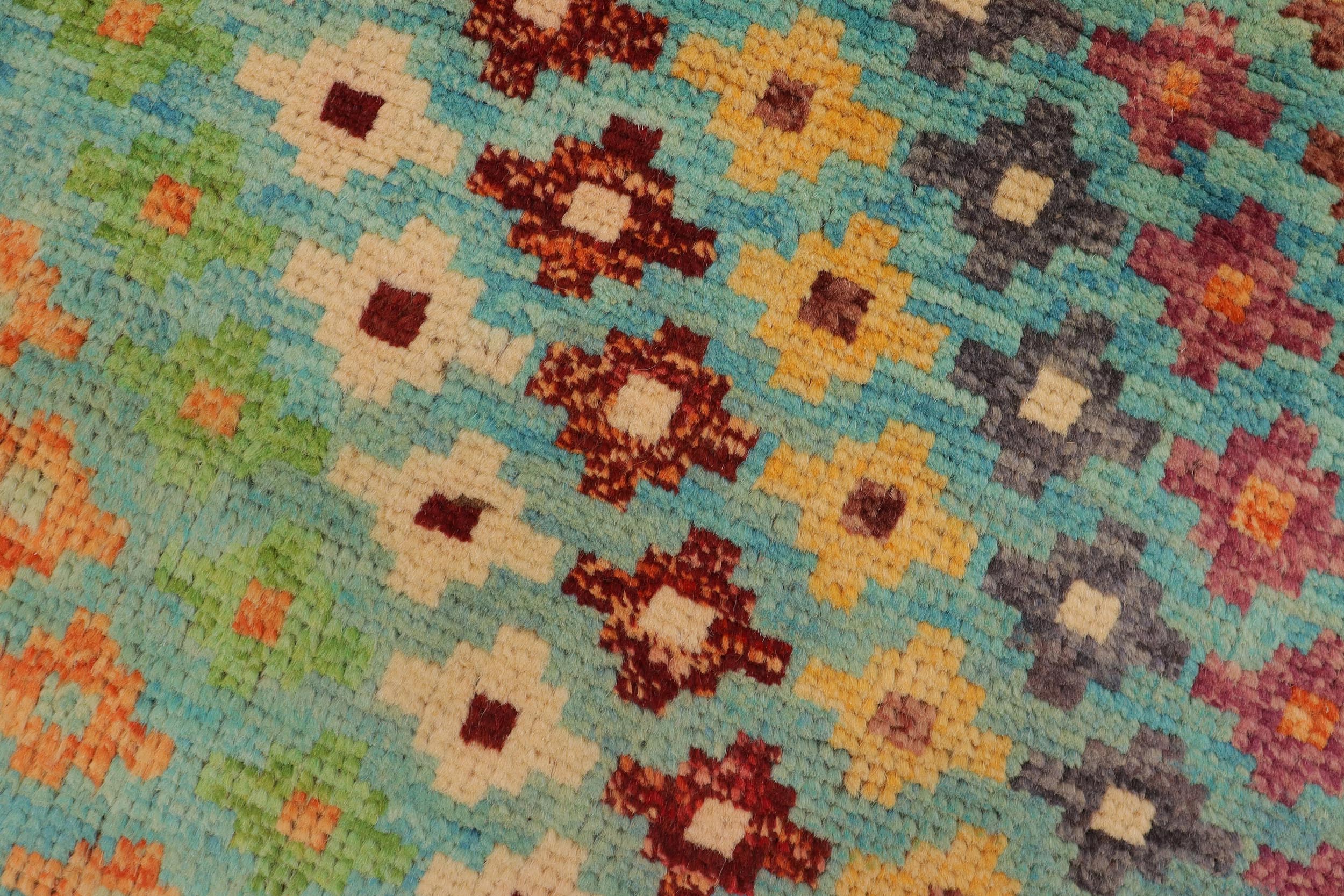 handmade Modern Balouchi Blue Red Hand Knotted RECTANGLE 100% WOOL area rug 3x5