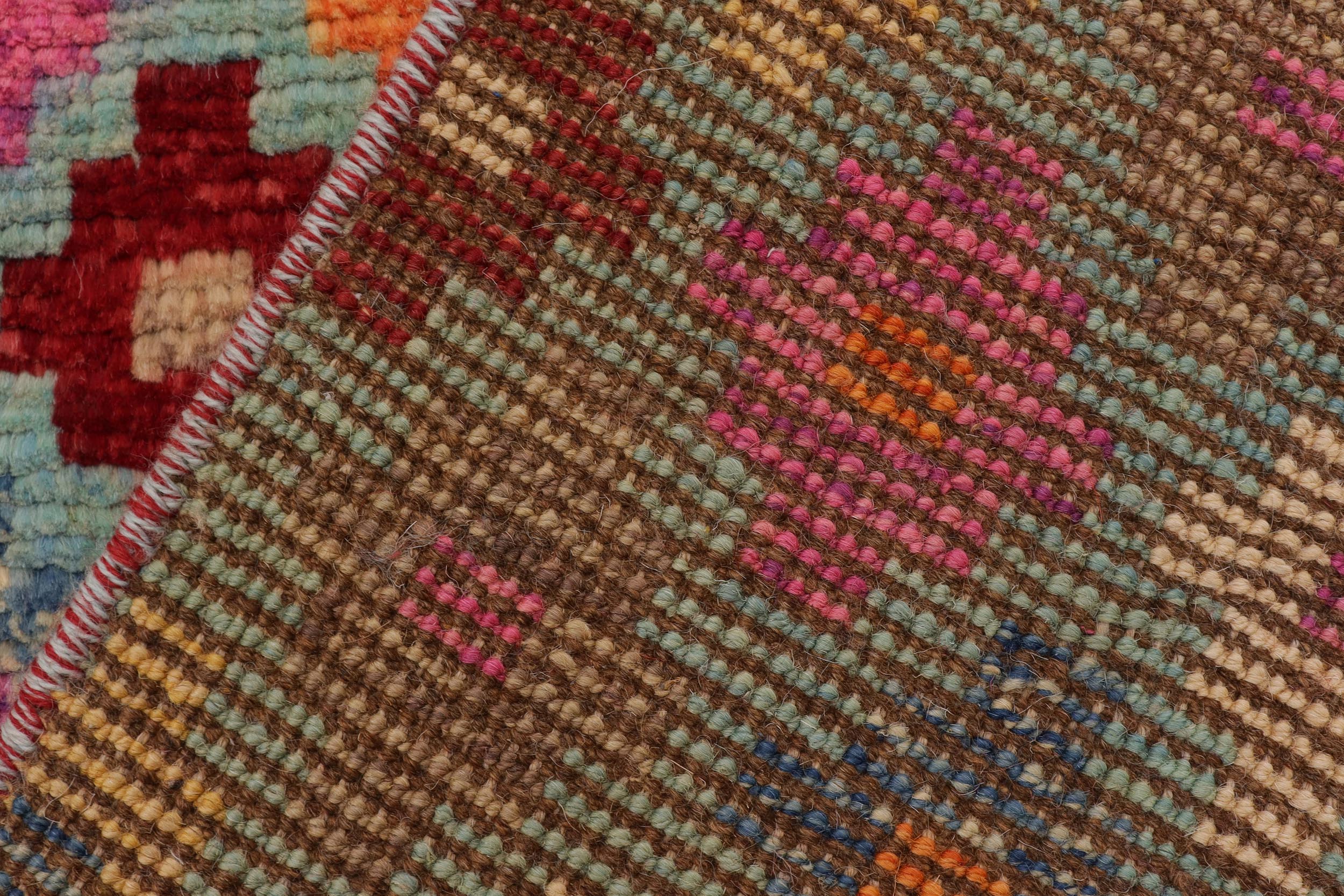 handmade Modern Balouchi Blue Red Hand Knotted RECTANGLE 100% WOOL area rug 3x5