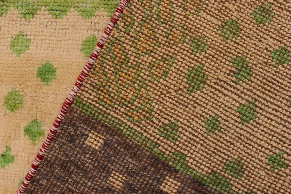 handmade Modern Balouchi Red Gray Hand Knotted RECTANGLE 100% WOOL area rug 3x5