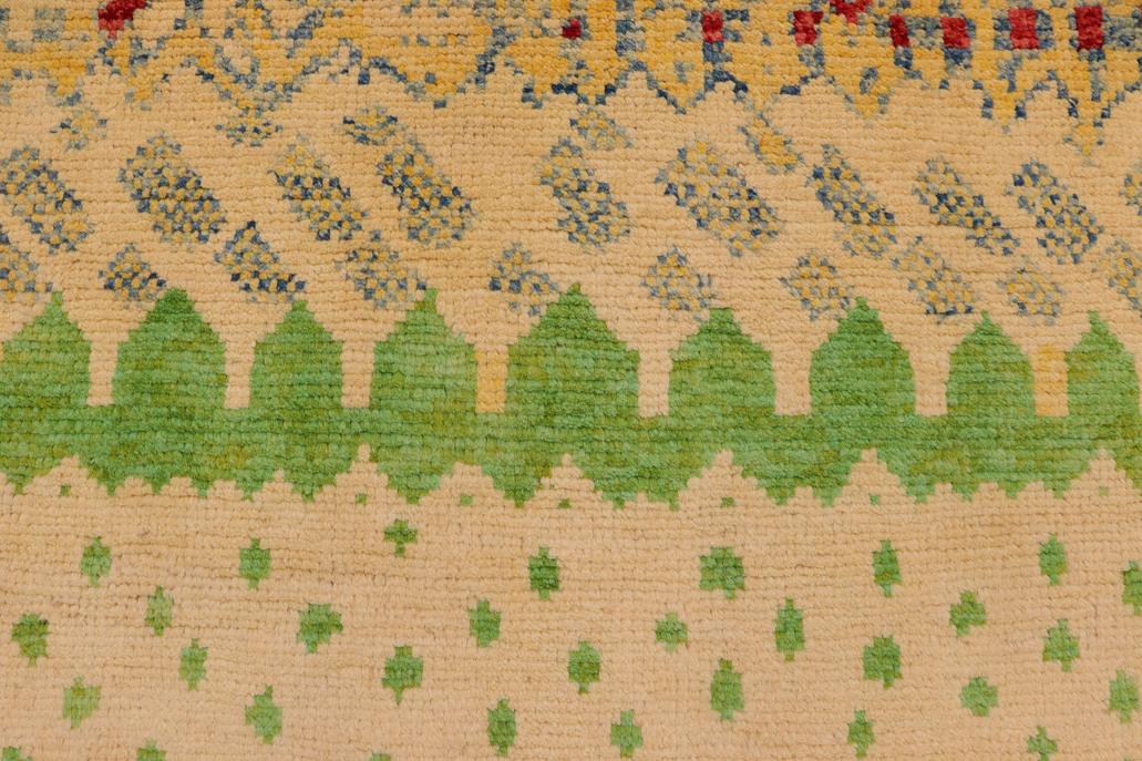 handmade Modern Balouchi Blue Red Hand Knotted RECTANGLE 100% WOOL area rug 3x5