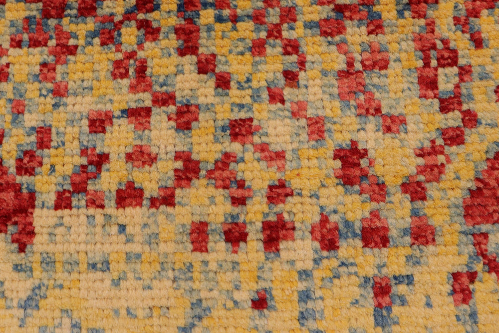 handmade Modern Balouchi Blue Red Hand Knotted RECTANGLE 100% WOOL area rug 3x5