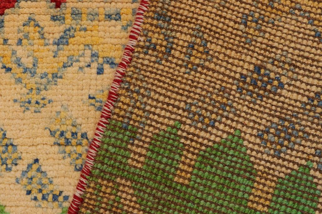 handmade Modern Balouchi Blue Red Hand Knotted RECTANGLE 100% WOOL area rug 3x5