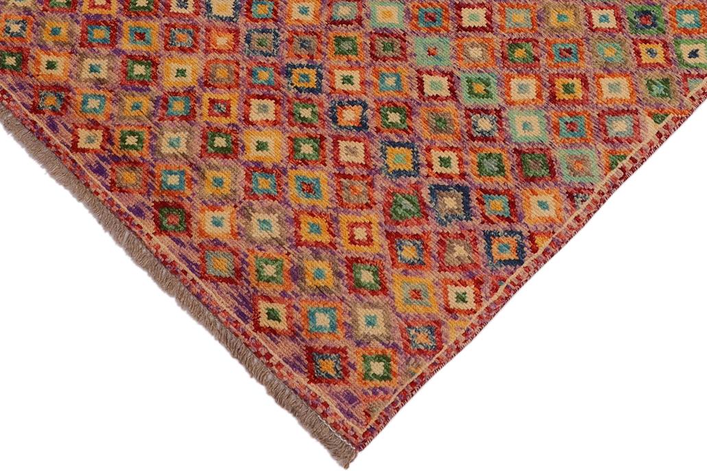 handmade Modern Balouchi Purple Rust Hand Knotted RECTANGLE 100% WOOL area rug 3x5