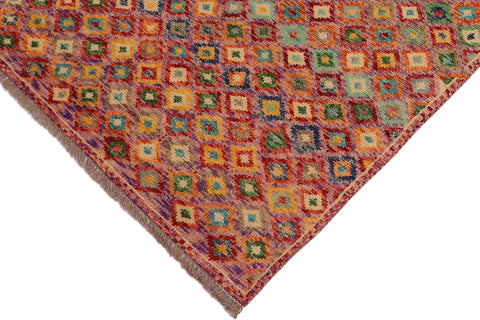 handmade Modern Balouchi Purple Rust Hand Knotted RECTANGLE 100% WOOL area rug 3x5