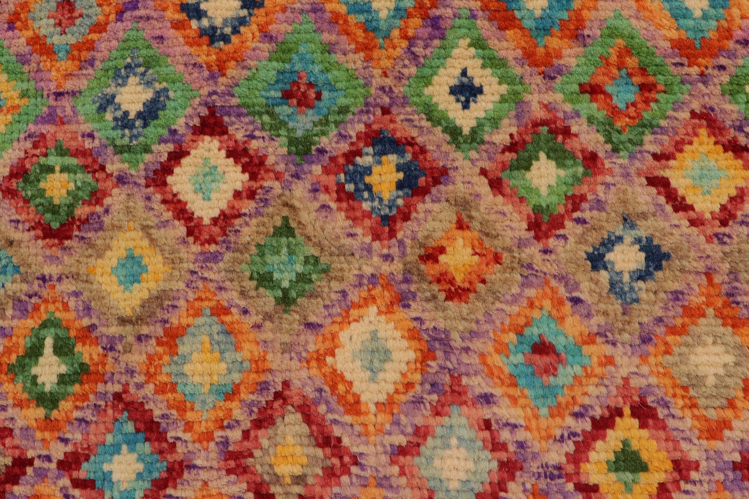handmade Modern Balouchi Purple Rust Hand Knotted RECTANGLE 100% WOOL area rug 3x5