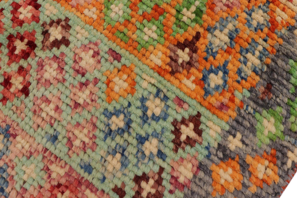 handmade Modern Balouchi Blue Gray Hand Knotted RECTANGLE 100% WOOL area rug 3x5