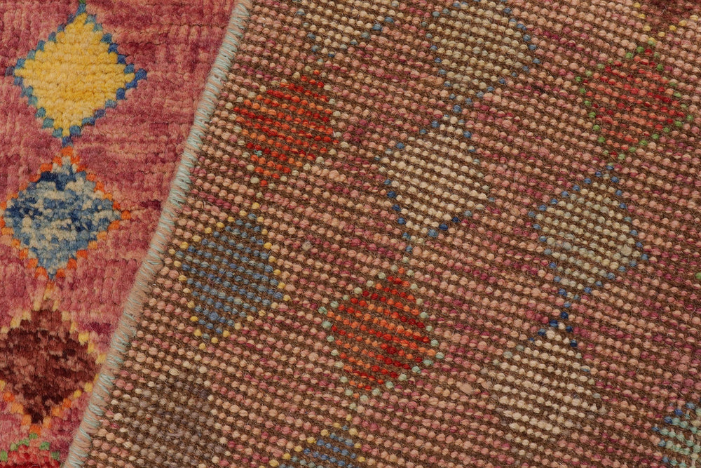 handmade Modern Balouchi Purple Blue Hand Knotted RECTANGLE 100% WOOL area rug 4x6