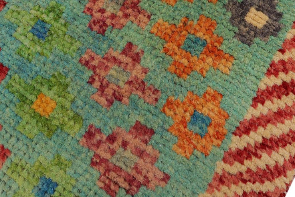 handmade Modern Balouchi Blue Red Hand Knotted RECTANGLE 100% WOOL area rug 3x5