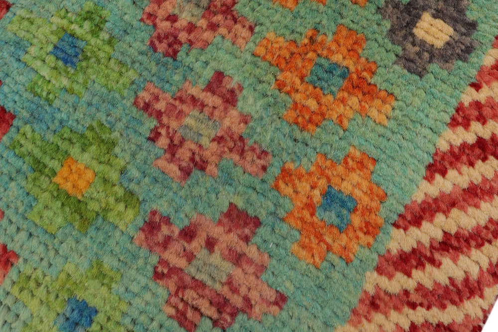 handmade Modern Balouchi Blue Red Hand Knotted RECTANGLE 100% WOOL area rug 3x5
