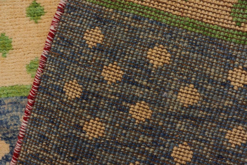 handmade Modern Balouchi Red Blue Hand Knotted RECTANGLE 100% WOOL area rug 3x5