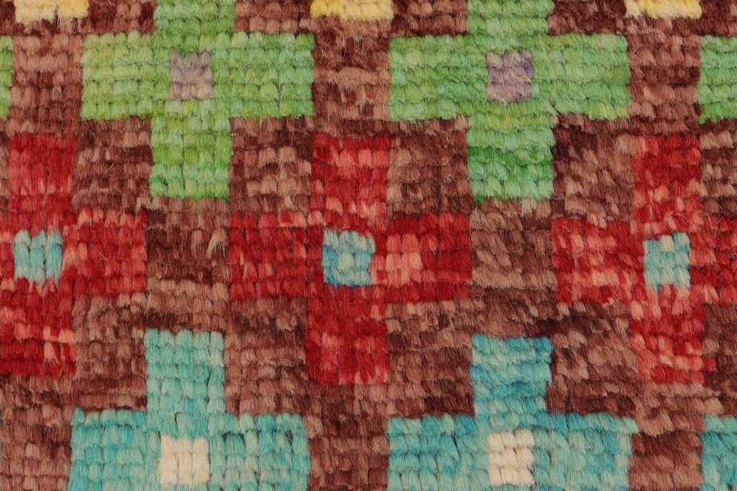 handmade Modern Balouchi Maroon Blue Hand Knotted RECTANGLE 100% WOOL area rug 3x5