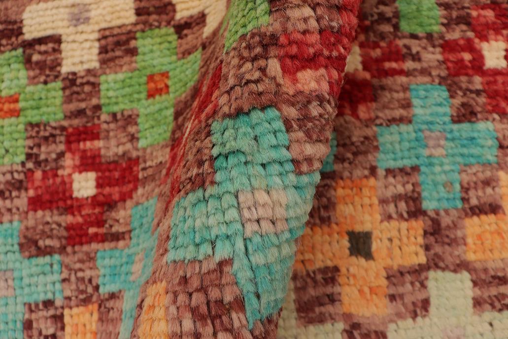 handmade Modern Balouchi Maroon Blue Hand Knotted RECTANGLE 100% WOOL area rug 3x5