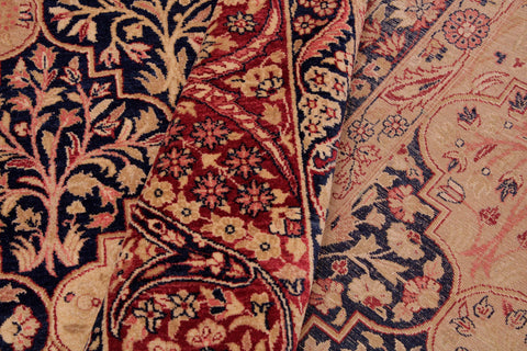handmade Traditional Compartment Red Red Hand Knotted RECTANGLE 100% WOOL area rug 9x12