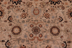 handmade Traditional New Asif Tan Lt. Gold Hand Knotted RECTANGLE 100% WOOL area rug 9x12
