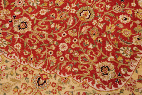 handmade Traditional Kafkaz Rust Rust Hand Knotted RECTANGLE 100% WOOL area rug 9x12