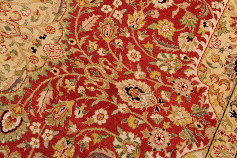 handmade Traditional Kafkaz Rust Rust Hand Knotted RECTANGLE 100% WOOL area rug 9x12