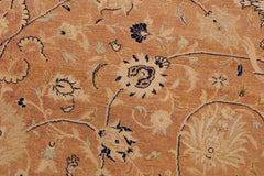 Semi-Antique Agra Bette Rust/Blue Wool Rug - 9'0'' x 12'3''