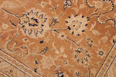 Semi-Antique Agra Bette Rust/Blue Wool Rug - 9'0'' x 12'3''