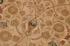 Vintage Persian Taj Susana Beige/Taupe Wool Rug - 9'1'' x 11'11''