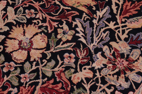 handmade Transitional Gulshanayub Black Black Hand Knotted RECTANGLE 100% WOOL area rug 9x12