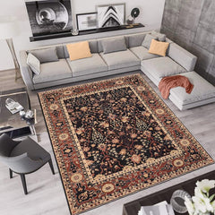 handmade Traditional Kafkaz Blue Brown Hand Knotted RECTANGLE 100% WOOL area rug 8 x 10