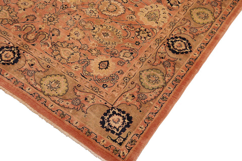 handmade Traditional Kafkaz Rust Brown Hand Knotted RECTANGLE 100% WOOL area rug 8x10