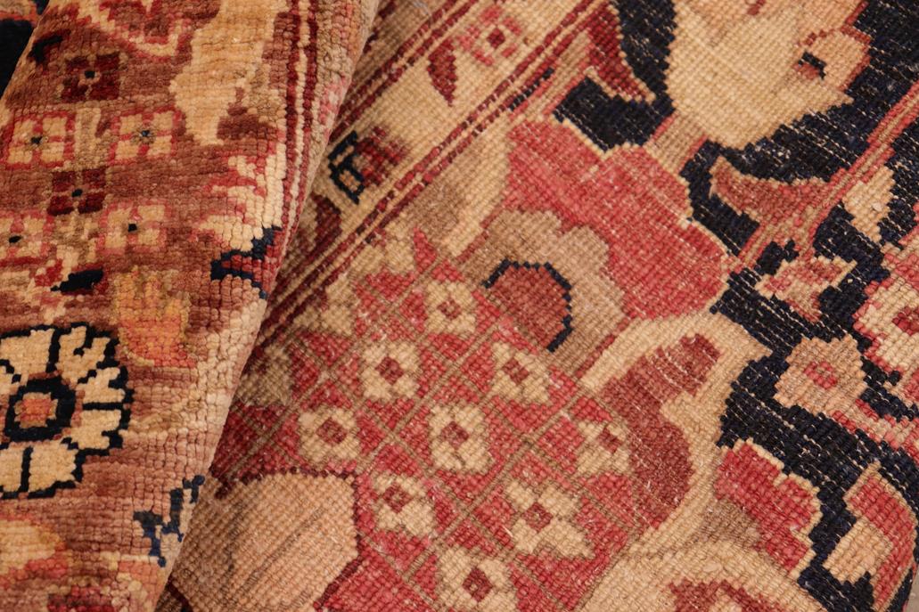 handmade Traditional Kafkaz Blue Brown Hand Knotted RECTANGLE 100% WOOL area rug 8 x 10