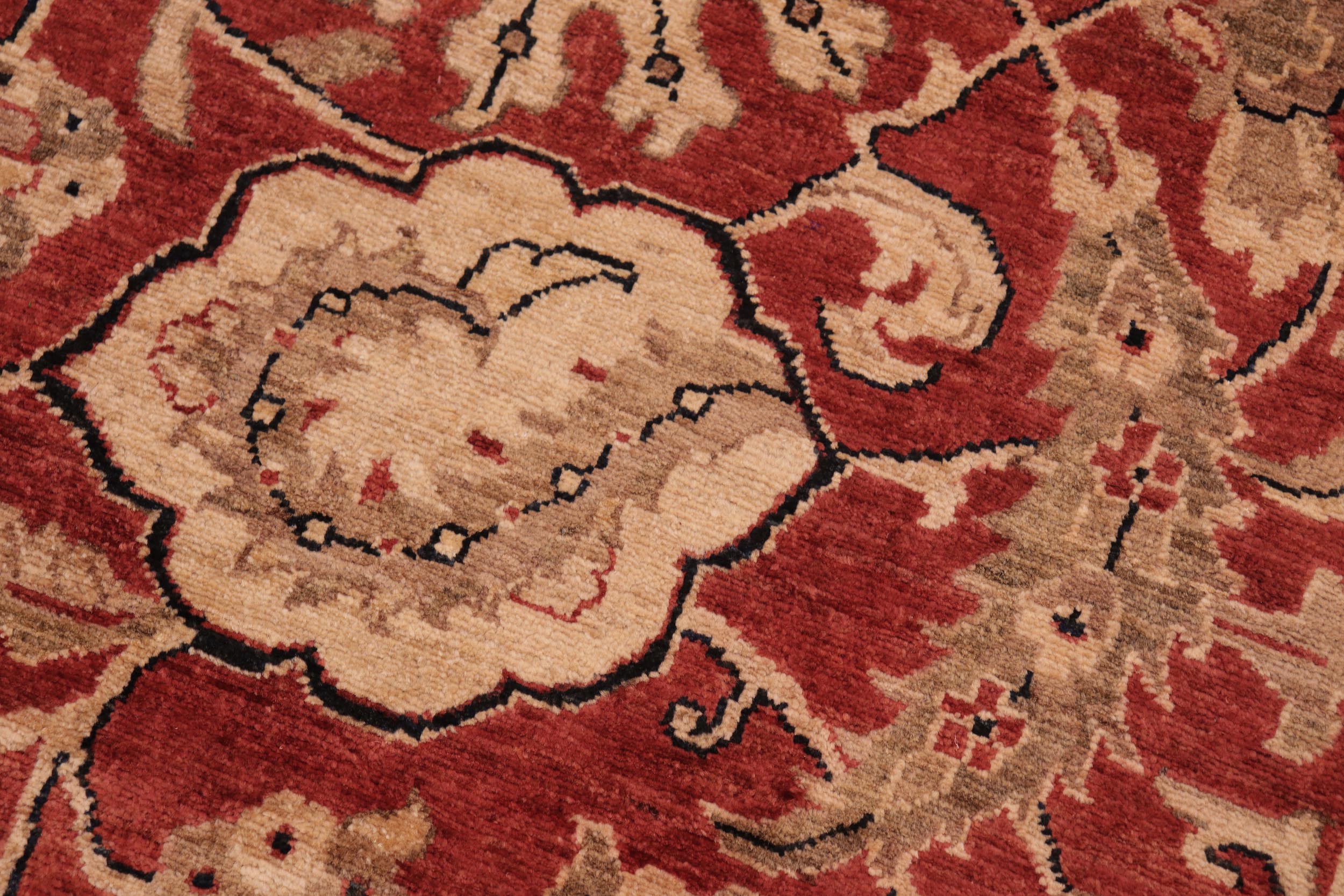 handmade Traditional Kafkaz Red Blue Hand Knotted RECTANGLE 100% WOOL area rug 8x10