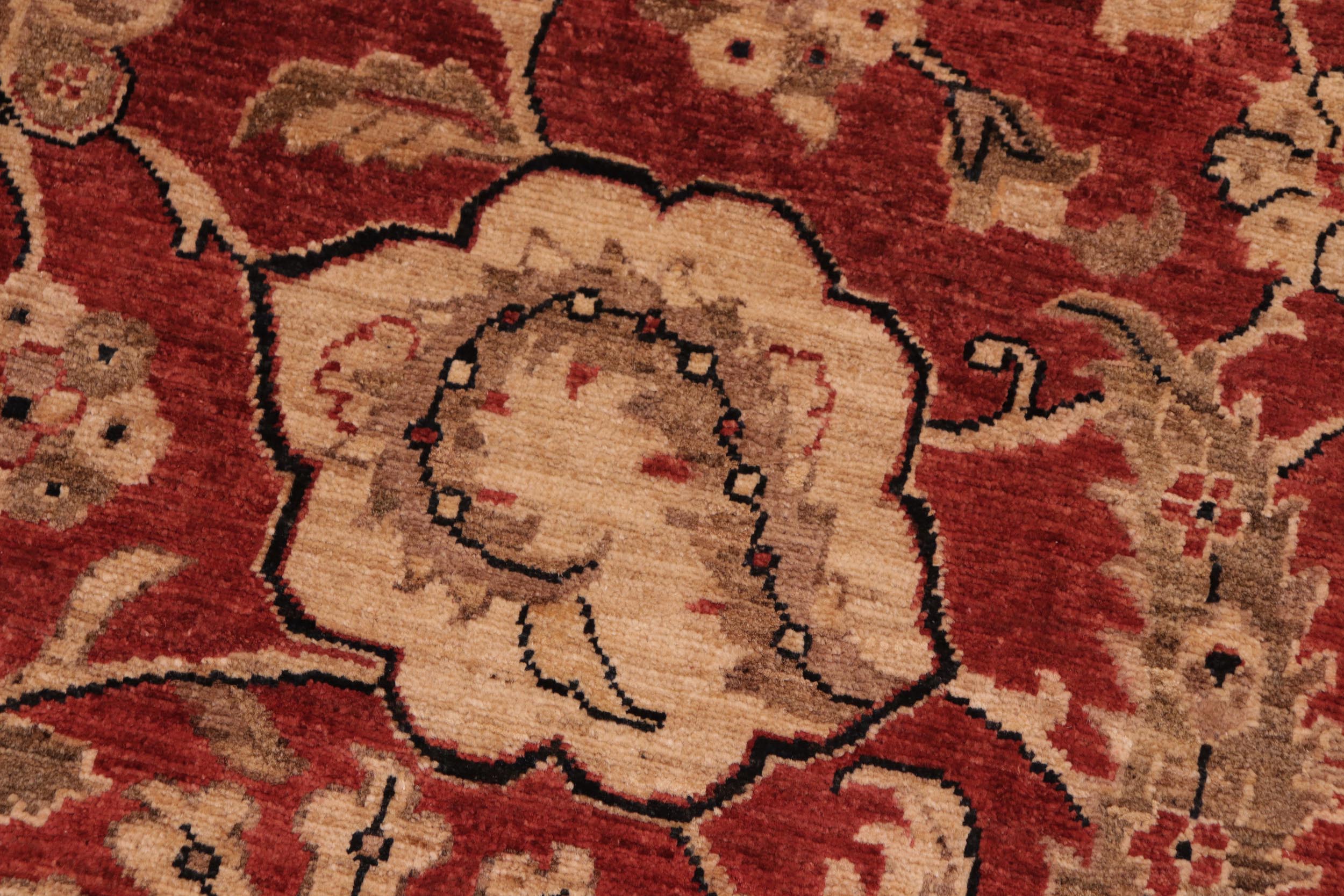 handmade Traditional Kafkaz Red Blue Hand Knotted RECTANGLE 100% WOOL area rug 8x10