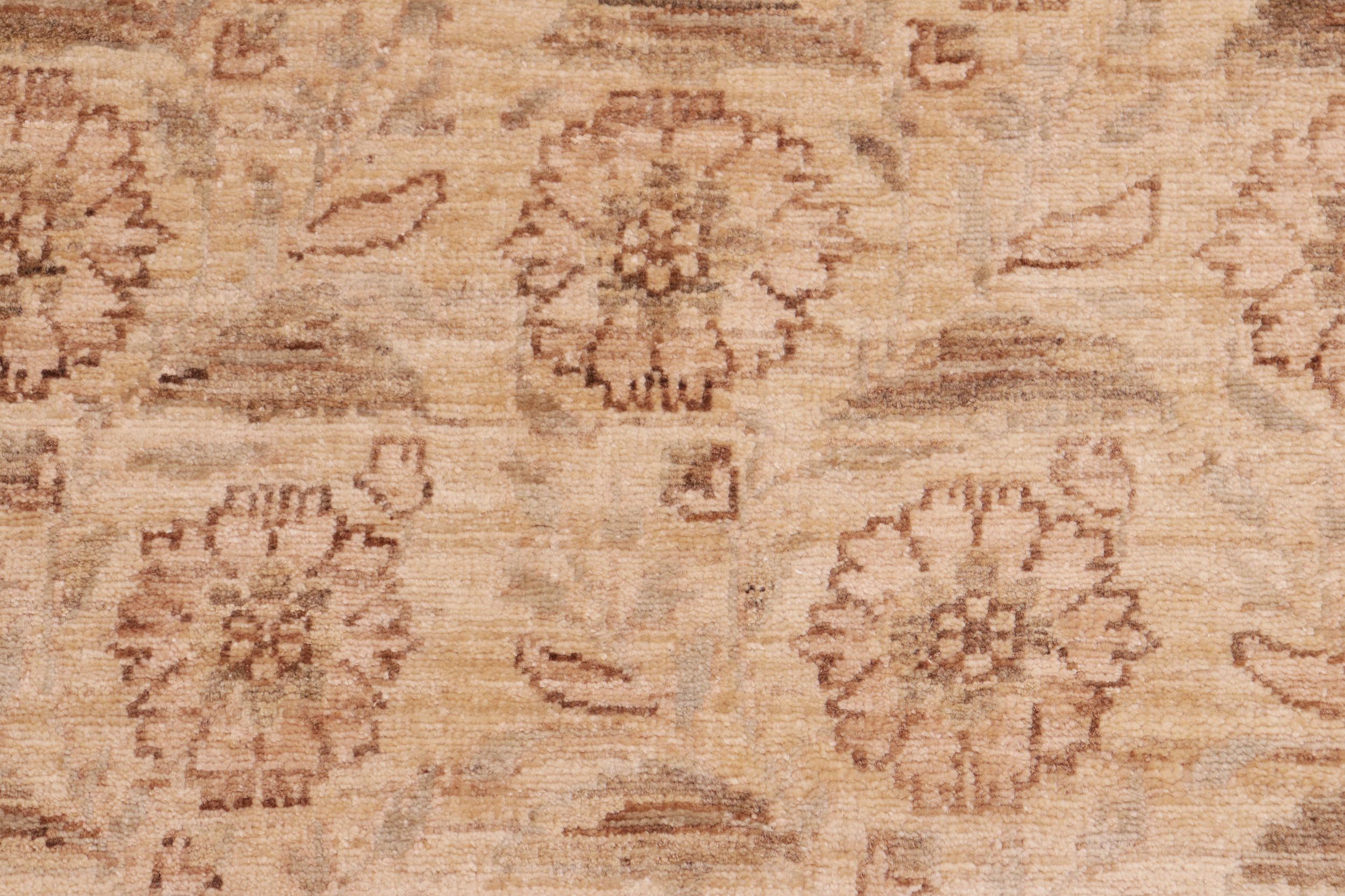 handmade Modern Kafkaz Lt. Tan Gold Hand Knotted RECTANGLE 100% WOOL area rug 8' x 10'