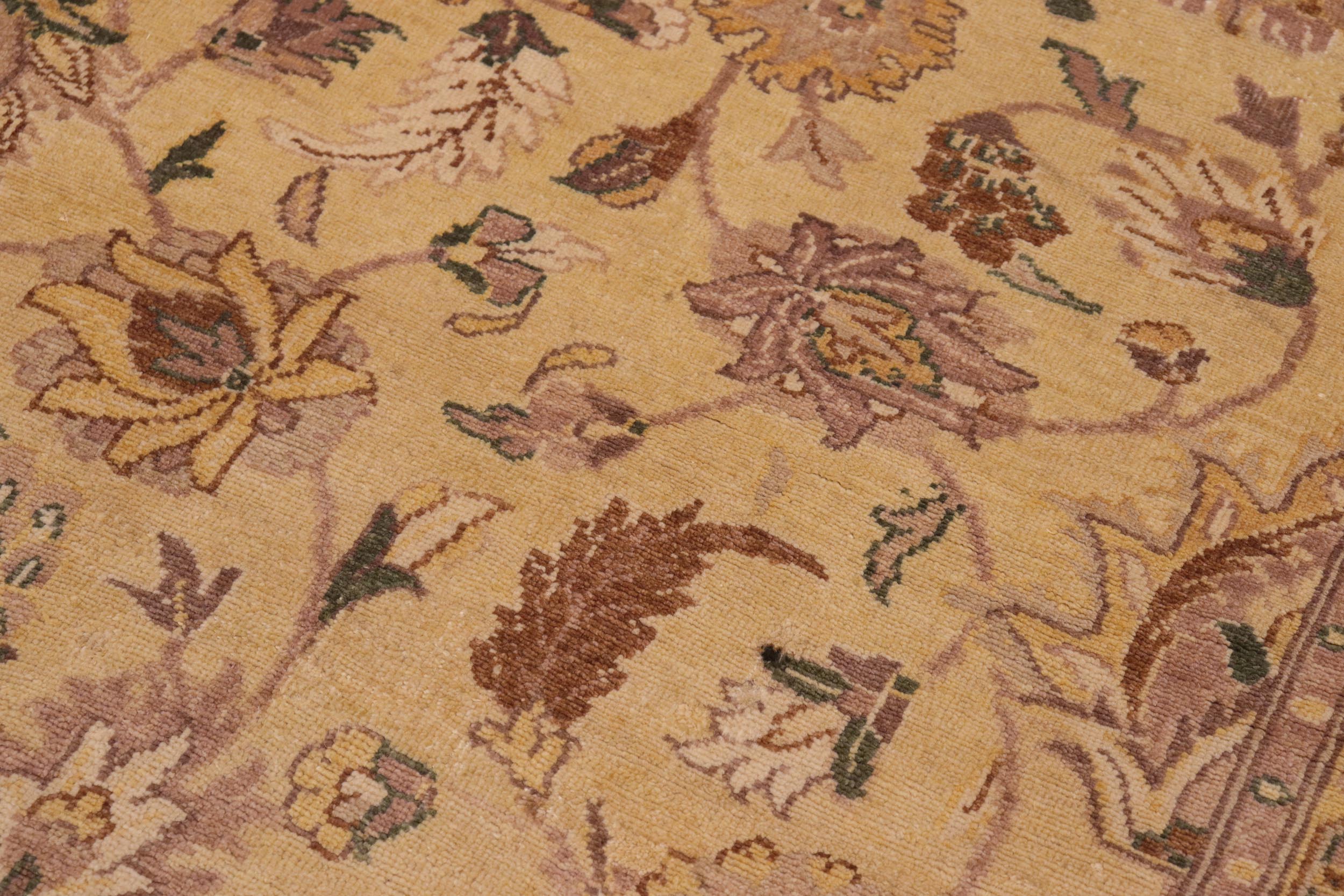 handmade Traditional Kafkaz Tan Beige Hand Knotted RECTANGLE 100% WOOL area rug 8x10