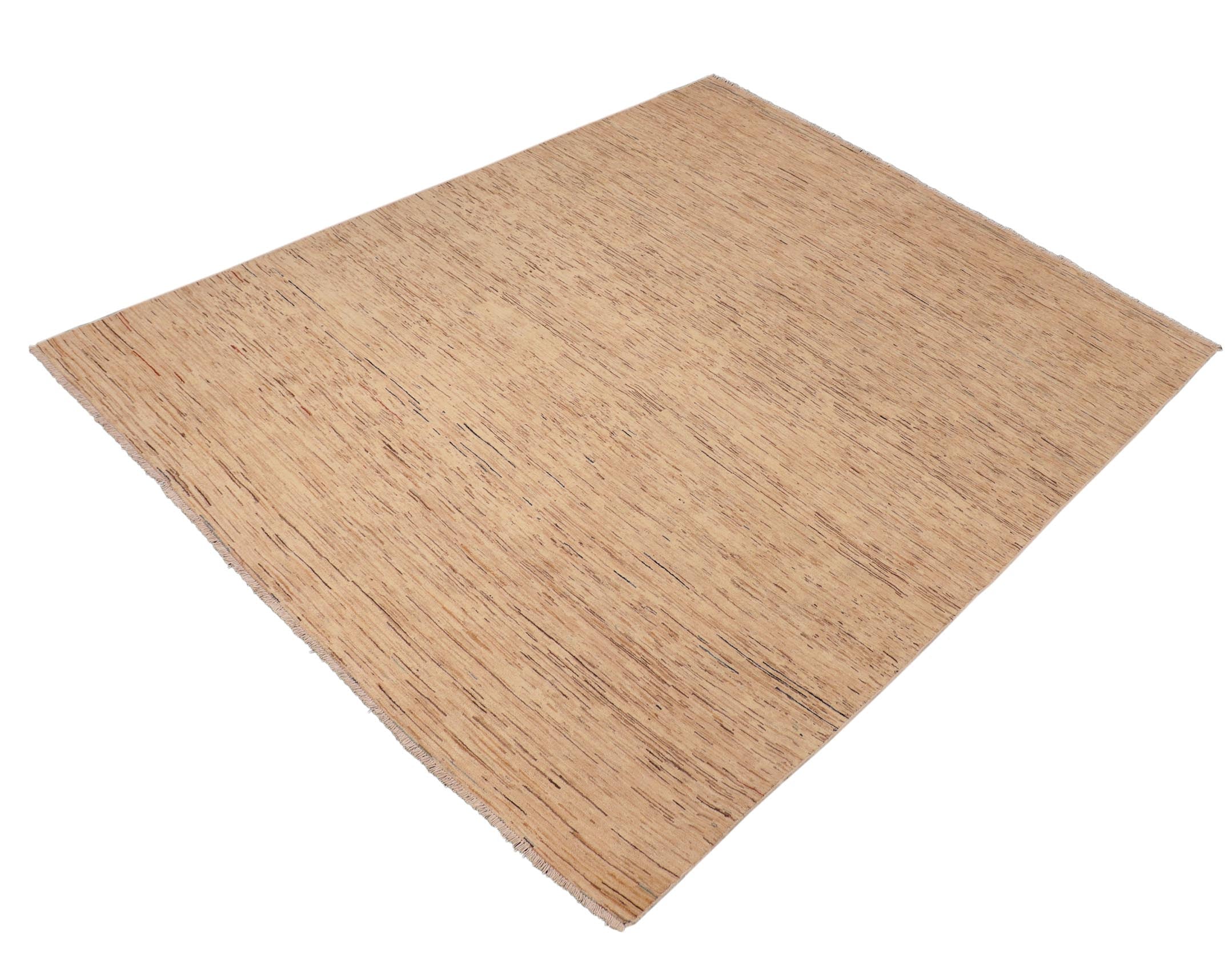 handmade Modern Gabbeh Beige Blue Hand Knotted RECTANGLE 100% WOOL area rug 8' x 10'