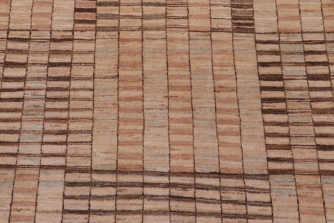 handmade Modern Gabbeh Tan Brown Hand Knotted RECTANGLE 100% WOOL area rug 8' x 10'