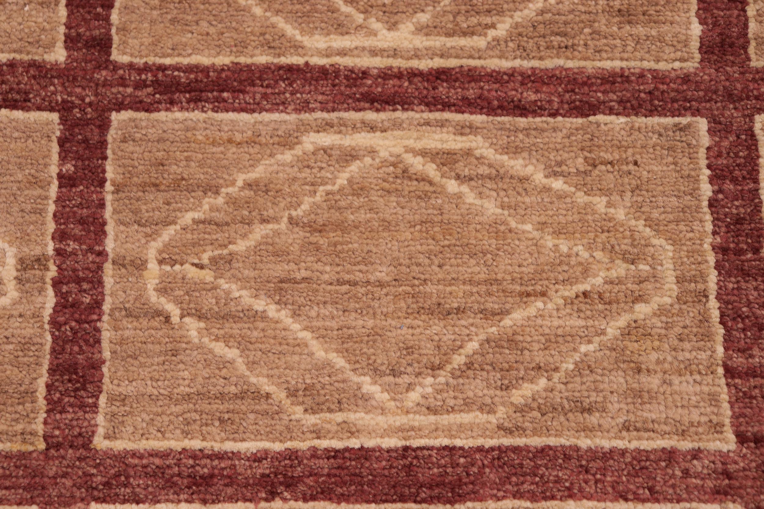 handmade Modern Gabbeh Tan Nude Hand Knotted RECTANGLE 100% WOOL area rug 8' x 9'