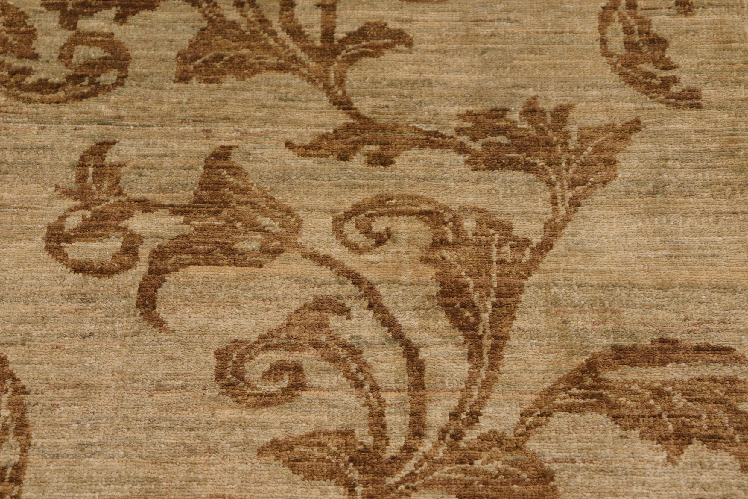 handmade Modern Kafkaz Lt. Green Lt. Green Hand Knotted RECTANGLE 100% WOOL area rug 8' x 9'
